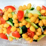 ヒヨコ 豆 サラダ (Chana salad)(インドカレー 金丸)