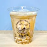 飲むわらびもちラテ(カフェラテ) cafe latte(SOLAYA SWEETS)