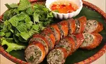 ベトナムのソーセージ揚げ (Khấu Đuôi Chiên Giòn)（ベトナム料理モク屋木場店）