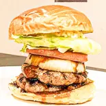 淡路島スタンダードダブルバーガー（淡路島バーガー京成小岩店）