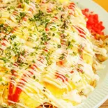 チーズ入りおむそば（たこ焼き・お好み焼き す～さん）