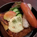 極太2種ソーセージのサラダ風もっちりフレンチ(ワンズハウス)