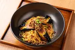 なすと挽肉のペペロンチーノ（釜あげスパゲティ すぱじろう 渋谷店）