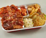 旨辛牛カルビ弁当(タレ焼肉と包み野菜の専門店 焼肉くるとん たまプラーザ店)
