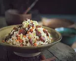 腊肉炒饭 燻製肉チャーハン（四川料理 成都小吃）