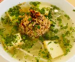 豚挽き肉と厚揚げのピリ辛フォー  Phở thịt băm xào cay（ベトナム料理 MITSUKOレストラン）