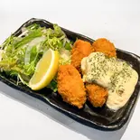 カキフライ自家製タルタルソース（炭火焼居酒屋とりきち）