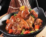 干锅猪蹄 豚足の汁なし火鍋（四川料理 成都小吃）