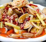 麻辣蛤蜊 アサリのマーラー炒め（ビャンビャン麺 朋友）