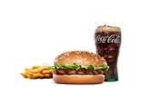 スモーキーテリヤキバーガーセット（バーガーキング 六本松駅前）