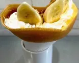 カスタードバナナホイップ Custard banana whip（タカハシクレープ）