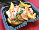 豚バラ肉のロティ、ハニーマスタードソース（ミッテラン三世）