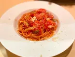 粗挽きウィンナーと彩り野菜の本気ナポリタン(28ventotto)