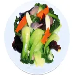 青梗菜の炒め（中華料理美山飯店）