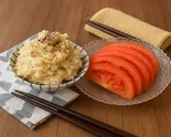 冷やしトマト＆ポテトサラダ（肉酒場ちび九炉）