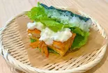 エビフライバーガー卵入り（おにぎり専門店波平）