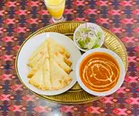 チーズナンセット Cheese Naan Set-（CURRY KING KOKUBUNGI）