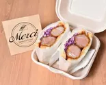 柔らかヒレかつサンド 特製ソース（サンドイッチのお店 merci東大阪永和店）