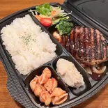 BBQハンバーグ弁当 BBQ Sauce Hamburg Lunch Box（ANNIE's Diner）