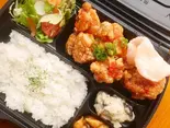チキンチリマヨ弁当 Fried Chicken Sweet Chili Mayonnaise Lunch Box（ANNIE's Diner）