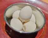 うずら5個（麺に始まり麺に終わる）