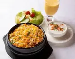 ラッシーと選べるビリヤニ Biryani + Lassi+salad（スターケバブインドカレーハラル専門店）