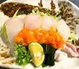 ぶつ切りてっさ（活ふぐとかにの専門店 ハレノヤ）