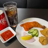 タンドリチキンとサモサセットTandori chiken &samosaset(バングラディシュハラルレストランモジャ)