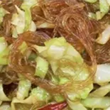 キャベツ春雨炒め（台湾料理 飛龍）