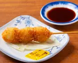 うずら串フライ(1本)（昭和酒場 焼き鳥 新宿萬太郎）