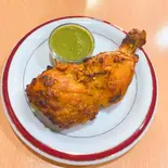 ガーリックタンドリーチキン(ミントソース付き)2P Garlick Tandoori Chicken with mint souce2P（インドネパールレストランシリス）