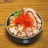 炭火焼き三種丼（鷹仁 堀江店）