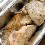 豚バラの塩炭火焼き(地鶏食堂じん.日赤通り)