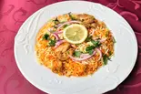 チキンビリヤニ(単品・ライタ付) Chiken Biriyani(ハラル料理 大阪ハラルムガル 本町店)
