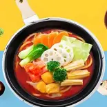 麻辣タン定食3番[麻辣タン+コーラ]（姉妹骨湯麻辣燙）