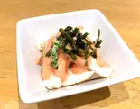山芋短冊切りの明太マヨネーズ添え(餃子工房 ちびすけ 阿倍野橋店)