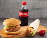 【25%割引】王道バーガーセット(1人セット) チキンバーガー+ポテトフライ+コカ・コーラ（台湾唐揚げ ジーパイ先生 池袋店Taiwanese Fried Chicken FAST FOOD IKEBUKURO）