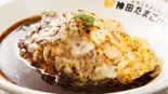 ハヤシ＆炙りチーズオム Hashed Beef Sauce Grilled Cheese Omelet Rice（ふわとろオムライスの店 千日前たまごけん）
