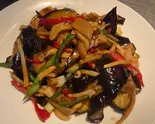 揚げ茄子の甘辛炒め（本格中華料理 四季ボウ坊）