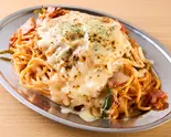 炙りチーズ＆ナポリタン  Grilled Cheese＆Napolitan（スパゲティの店『神田ナポリタン』 世田谷店）