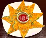 ゴーヤと卵の中華風チヂミ【苦瓜煎蛋餅】（川覇王）