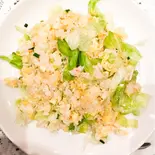カニ肉とキャベツのチャーハン（点心楼 台北）