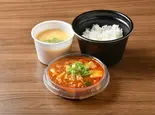 麻婆飯+玉子スープ（味鷹はなれ）