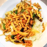 豚肉掛けご飯（華聖樓）