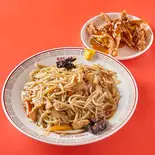 かた焼きそば+揚げワンタン(3個)（中華料理 楽楽）