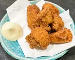 あんこうの唐揚げ Fried monkfish（大衆海鮮 団）