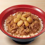 にんにく牛カルビ焼肉丼 Grilled Beef Galbi Rice Bowl w/ Fried Garlic(すき家 福岡舞鶴店)
