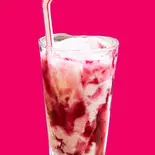 ブルーベリーラッシー( blueberry lassi )（インドネパールレストランCHANDRAMA）