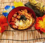 おかんが作ってくれた朝飯(おばんざいときしめん鯱)