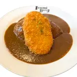 大きなビーフコロッケカリー（いずみカリー桜塚本店）